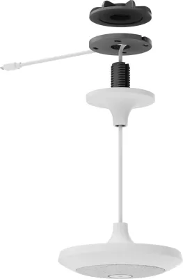 Mbajtëse pezullimi Logitech për Rally Mic Pod, e bardhë