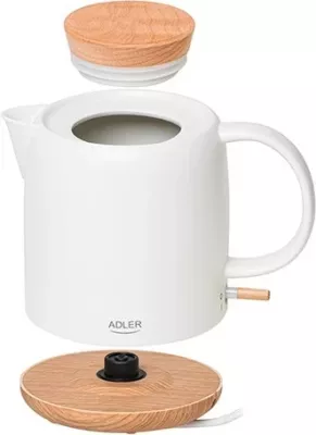 Ibrik elektrik Adler AD 1304, 1L, 1200W, dru