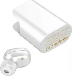 Kufje LDNIO MBT01 TWS Bluetooth 5.0 me kuti karikimi 400mAh, e bardhë