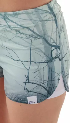 Shorce sportive për femra Colour Pleasure CP-020 135, XS-S, e gjelbër