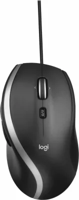 Maus Logitech M500s 910-005784 4000 DPI USB me kabllo 7 butona gri