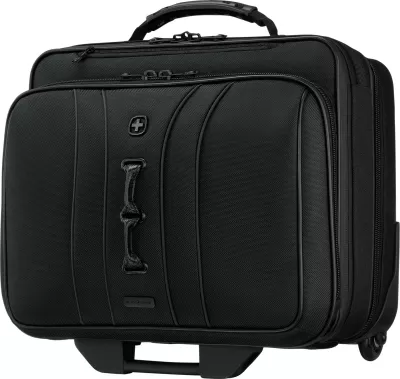 Çantë laptopi Wenger Legacy Black Series 15.6 inç me rrota, e zezë