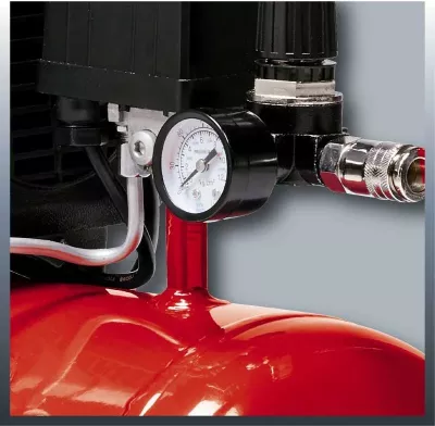 Kompresor ajri Einhell TC-AC 190/24/8, 24L, 8 bar, 1500W, kuq/zi
