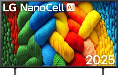 Televizor LED, LG 50NANO80A3B 50" 4K UHD Smart NanoCell, α7 AI Gen8, VRR