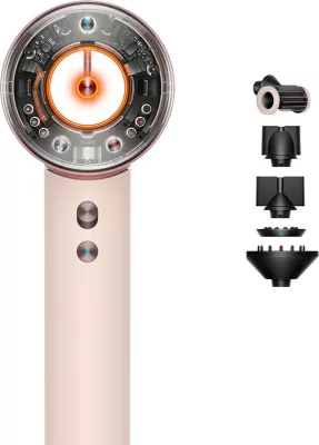 Tharëse flokësh Dyson Supersonic Nural HD16, 1600W, 5 aksesorë, Ceramic/Rose