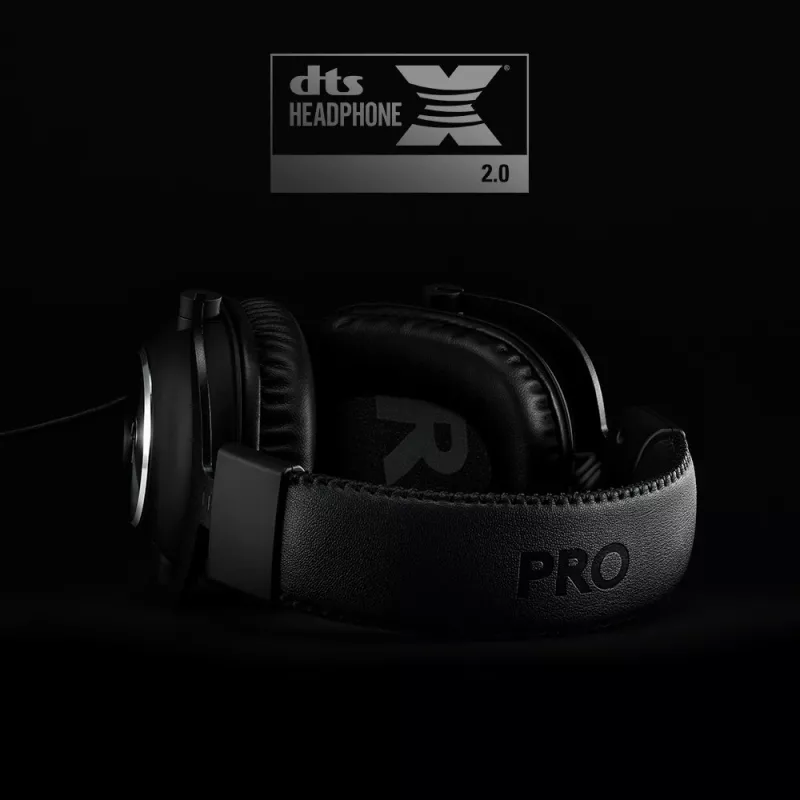 Kufje gaming Logitech G PRO X, me kabllo, 20 - 20000 Hz, 320 g, të zeza