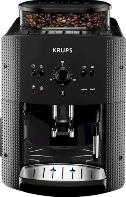 Makinë espresso automatike KRUPS EA810B, 1.7 L, mulli i integrum, 1450 W, 2 gryka, e zezë/titan