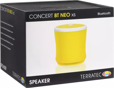 Boks portabil TerraTec 145358, Bluetooth 2.1+EDR, 500mAh, 2.2W, verdhë