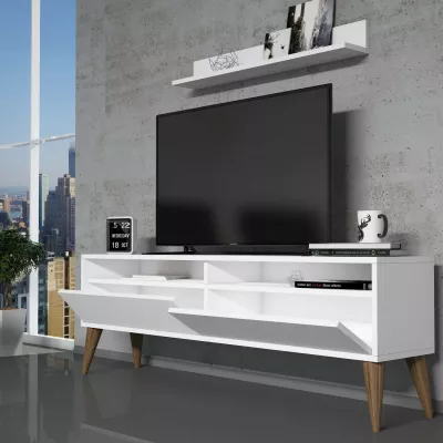 Set mobiljesh për dhomë dite, ngjyrë e bardhë, Hanah Home, Best