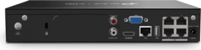 Regjistrues video rrjeti (NVR) PoE+ 4-kanalësh TP-LINK VIGI NVR1004H-4P, 4K HDMI, 4x PoE+ 53 W, i zi