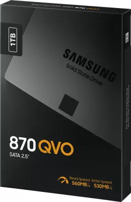 SSD Samsung 870 QVO, 1 TB, 2.5", 560 MB/s, 6 Gbit/s