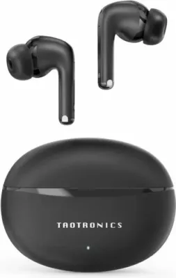 Kufje wireless TAOTRONICS BH1118, ANC -35 dB, 24h, IPX5, 4 mikrofona ENC, të bardha