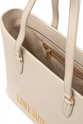 Çantë tote për femra Love Moschino JC4190PP1, krem
