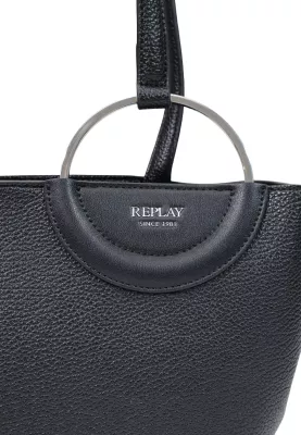 Çantë tote për femra Replay FW01C7.000.A7243S, e zezë