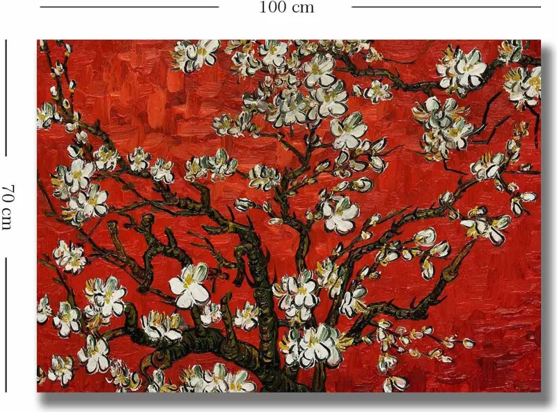 Pikturë dekorative në kanavacë, Van Gogh, shumëngjyrëshe, 70x100cm, 70100VANGOGH075
