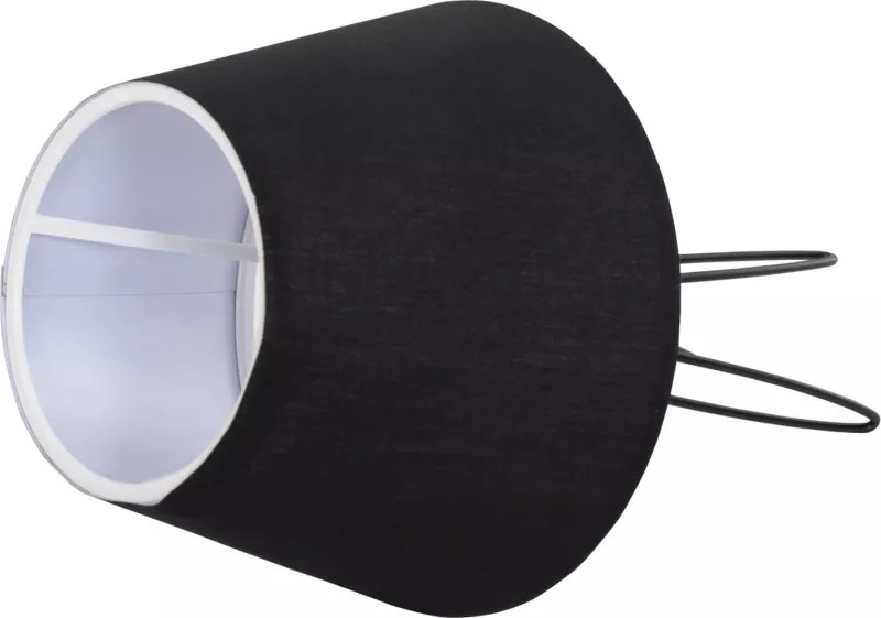 Llambë tavoline LIVO FH4708.01 e zezë me bazë trekëmbëshe metalike Φ22x36Hcm