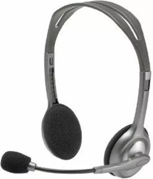 Kufje Logitech H110 stereo me mikrofon, 2x 3.5 mm, kabllo 1.8 m, gri