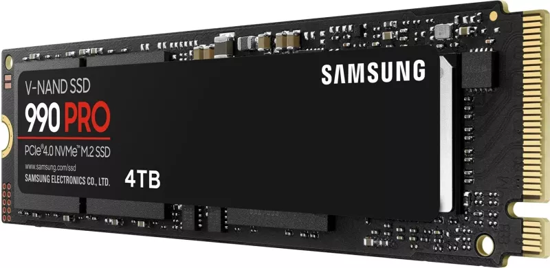 SSD Samsung 990 PRO, 4 TB, M.2, PCI Express 4.0, NVMe, V-NAND MLC