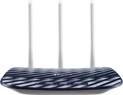 Router WLAN, TP-Link Archer C20 AC750, dual-band 300 Mbps + 433 Mbps, 3 antena, blu