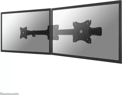 Adapter për dy monitorë Neomounts FPMA-CB100BLACK, VESA 75x75/100x100, 10-27 inç, i zi