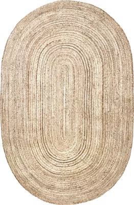 Qilim Maley për dhomë dite, jute natyrale, 230x160cm