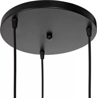 Llambë varëse tavani FH4038, 3 sfera metali, Φ23x122H cm