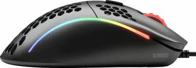 Maus Glorious Model D GD-BLACK, 12000 DPI, USB me kabllo, RGB, e zezë