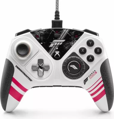Kontroller gaming Thrustmaster eSwap XR Pro Controller Forza Horizon 5 Edition, modul timoni Racing Wheel, për Xbox Series X|S/Xbox One/PC, bardhë/rozë