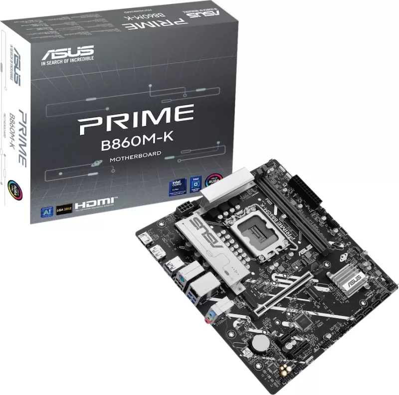 Pllakë amë ASUS PRIME B860M-K, mATX, LGA1851, DDR5