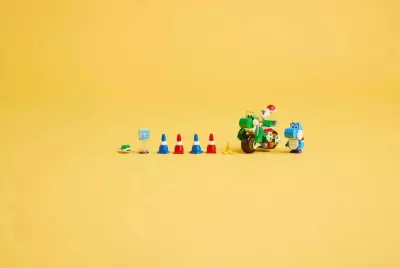 Set LEGO Super Mario 72031 Mario Kart - Yoshi Bike