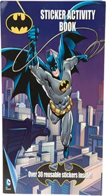 Libër ngjyrosjeje me ngjitëse DC Batman Pyramid International, 30 ngjitëse, 29x21 cm