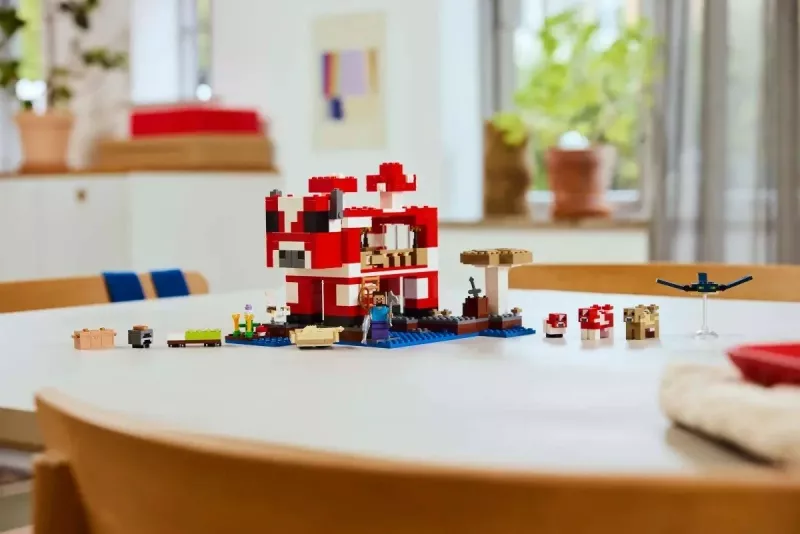 Set LEGO Minecraft 21270 Mooshroom House