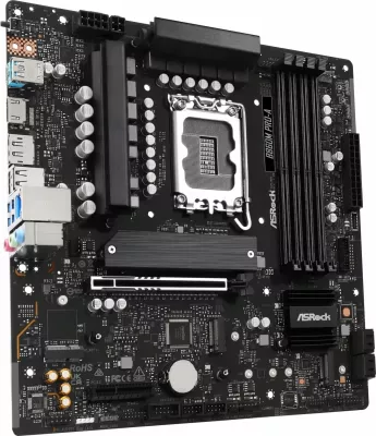 Pllakë amë ASRock B860M Pro-A Micro ATX, DDR5, 256GB, 2.5Gb LAN, USB-C 20Gbps, 2x SATA kabllo