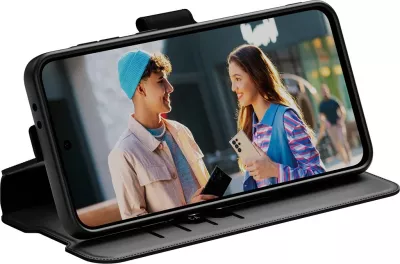 Mbështjellës PanzerGlass për Samsung Galaxy A56 5G, CARE Feature Wallet Case, i zi