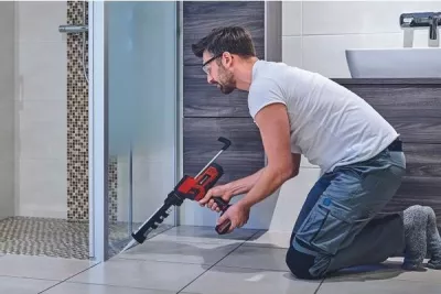 Pistoletë elektrike Einhell TE-SG 18/10 Li Solo, 18V, 310ml, zi/kuqe