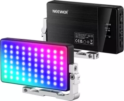 Panel ndriçimi LED Neewer SL90 Pro, 12W, RGB, 2500-10000K, i zi