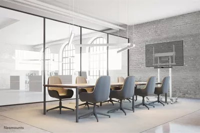 Mbajtës kamerash Newstar AV2-500WH, universal, për ekrane 43-110", VESA, ngjyrë e bardhë