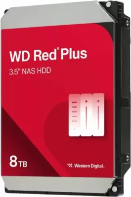 HDD disk i brendshëm WD Red Plus WD80EFPX 8TB 3.5\" SATA 6Gb/s 256MB 5460rpm