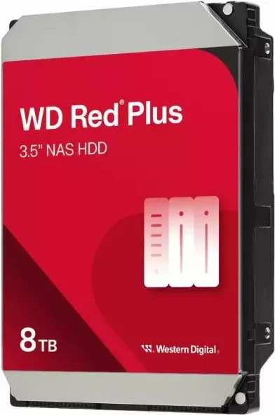 HDD disk i brendshëm WD Red Plus WD80EFPX 8TB 3.5\" SATA 6Gb/s 256MB 5460rpm