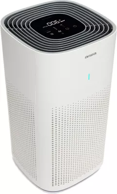 Pastrues ajri AIWA PA-200, filtër 3-në-1 HEPA H13 + karbon aktiv, me jonizues, CADR 350 m³/h, deri 42 m², 4 shpejtësi, timer, i bardhë