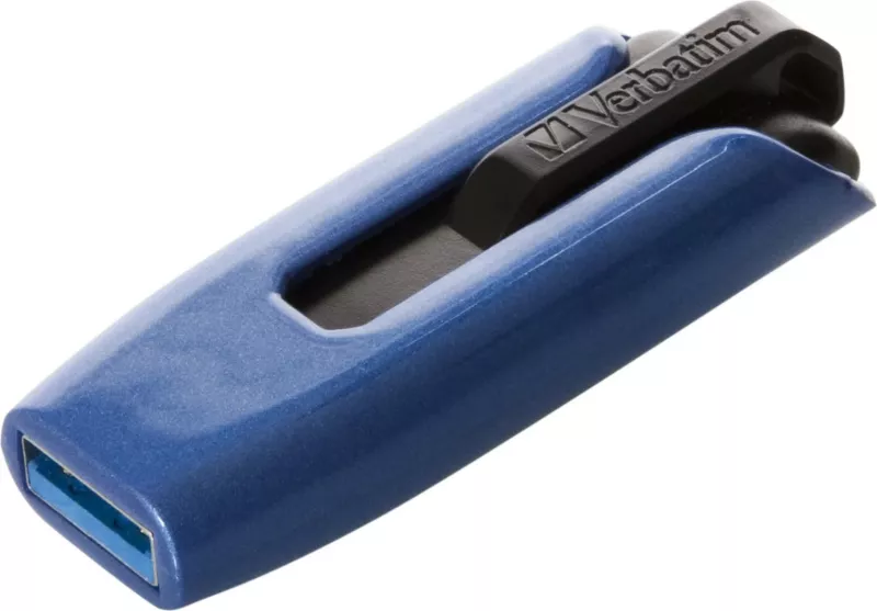 USB Verbatim V3 MAX 128GB, USB 3.2, slide, kaltër