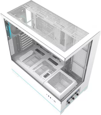 Kasë Darkflash DY451 PRO, midi tower, ARGB, 1 ventilator, e bardhë