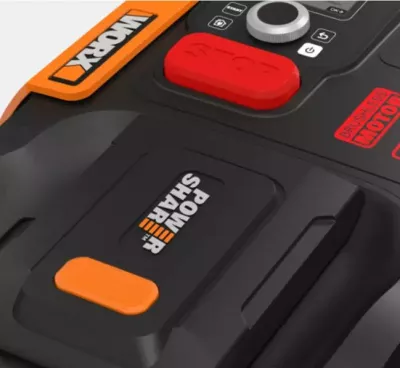 Kositëse robotike, Worx Landroid M700 Plus WR167E, deri 700 m², zezë/portokalli