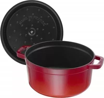 Tenxhere Staub La Cocotte 20cm, gize, e kuqe