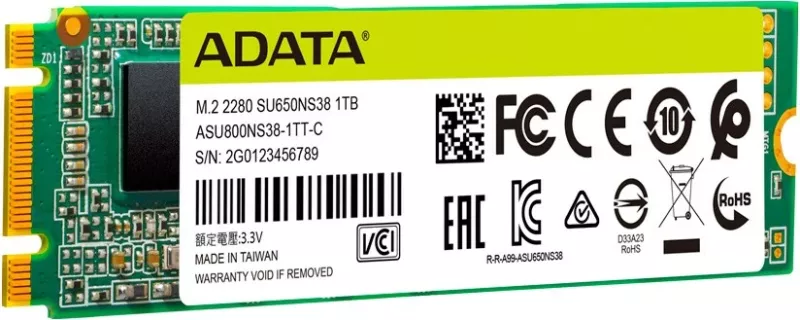 Disk SSD Adata Ultimate SU650 M.2, 3D NAND, 1TB