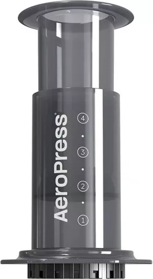 Aparat kafeje manual AeroPress 85R11, teknopolimer, i zi