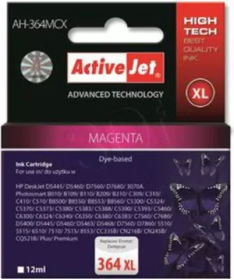 Kartush boje, ActiveJet AH-364MCX 364 XL 12 ml, magenta