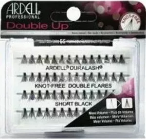 Tufa qerpikësh artificial Ardell Duralash Double Up 96 copë, Short, të zeza