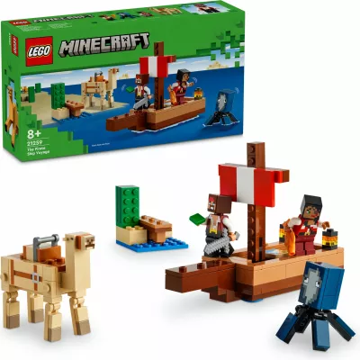 Set LEGO Minecraft 21259 Pirate Ship Voyage