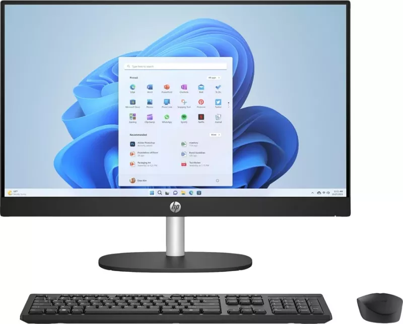 Kasë All-in-One HP 24-cr0332nw, Ryzen 7 7730U, 23.8" FHD, 16GB RAM, 512GB SSD, Shell White